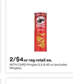 CVS Pringles 5.2-6.42 oz offer