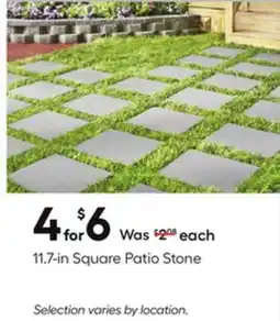 Lowe's 11.7-in Square Patio Stone offer