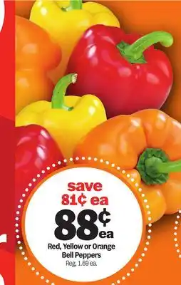 Meijer Red, Yellow or Orange Bell Peppers offer