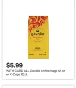 CVS ALL Gevalia coffee bags 12 oz or K-Cups 12 ct offer