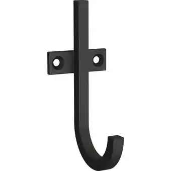 Walmart Better Homes & Gardens 1 Prong Matte Black Hook, 1 Hook, 35 lb Limit offer