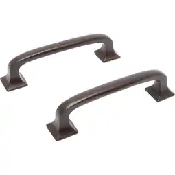 Walmart Mainstays Lombard 3 in. (76 mm) Deep Bronze Cabinet Drawer Bar Pull (2-Pack) offer