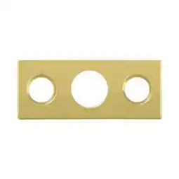 Walmart Deltana SP7FBR15 Strike Plate for 7 Flush Bolt Satin Nickel Finish offer