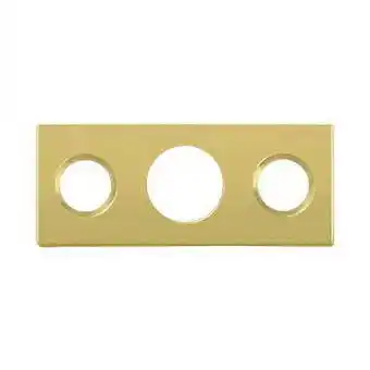 Walmart Deltana SP7FBR15 Strike Plate for 7 Flush Bolt Satin Nickel Finish offer