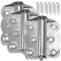 Walmart 3 Pcs Heavy Duty Spring Self Closing Hinges for Doors Screen Window Automatic offer