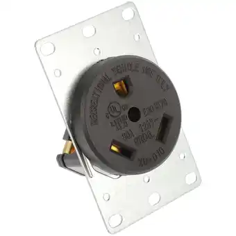 Walmart RV Outlet 30a 125v Flush Receptacle Electrical Straight Blades Receptacle offer