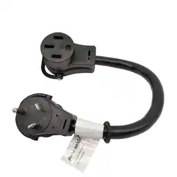 Walmart Parkworld 61162 RV Splitter Adapter Cord TT-30P to TT-30R 30A 125V & RV 50A 14-50R (1.5FT) offer