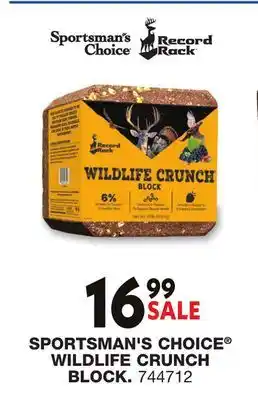 Blain's Farm & Fleet SPORTSMAN'S CHOICE WILDLIFE CRUNCH BLOCK offer