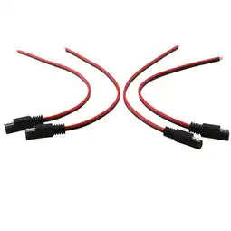 Walmart Heavy Duty 1Ft Red/Black 14Awg Sae Connector Extension Cable For Automotive Rv Fangkenuo offer