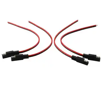 Walmart Heavy Duty 1Ft Red/Black 14Awg Sae Connector Extension Cable For Automotive Rv Fangkenuo offer