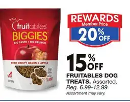 Blain's Farm & Fleet FRUITABLES DOG TREATS offer