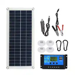 Walmart Gecheer 300W Flexible Solar Panel Kit with Dual USB Output, Waterproof offer