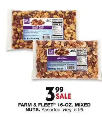 Blain's Farm & Fleet FARM & FLEET 16-OZ. MIXED NUTS offer