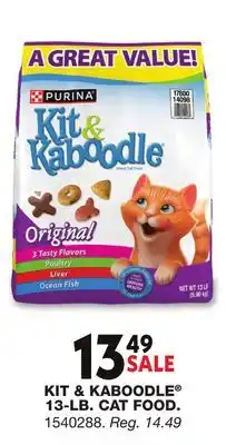 Blain's Farm & Fleet KIT & KABOODLE 13-LB. CAT FOOD offer