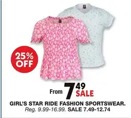 Blain's Farm & Fleet GIRL'S STAR RIDE FASHION SPORTSWEAR offer