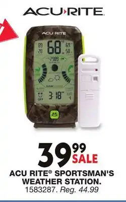 Blain's Farm & Fleet ACU RITE SPORTSMAN'S WEATHER STATION offer