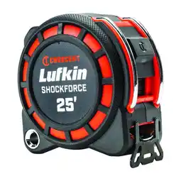 Walmart Lufkin L1125 1-3/16 x 25' Shockforce Dual Sided Tape Measure offer