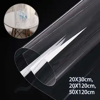 Walmart BUYISI Diy Crystal Clear Pvc Film Fabric Transparent Umbrella Bag Protective Craft offer