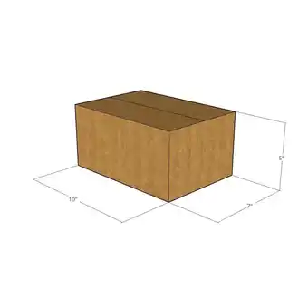 Walmart 10 -10x7x5 - 32 ECT Corrugated Boxes -New for Moving or Shipping Needs offer