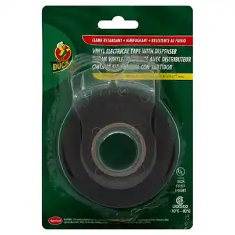 Walmart Duck Brand Electrical Tape [7 mils thick]: 3/4 in. x 66 ft. (Black) +with dispenser offer