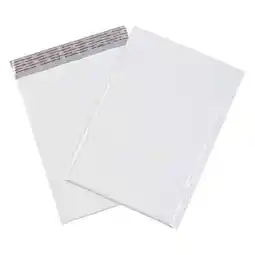 Walmart Office Depot Brand Bubble-Lined Poly Mailers, 8 1/2 x 12, White, Box Of 100 offer