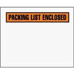 Walmart 7 x 5 1/2 Orange Packing List Enclosed Envelopes, 1000 qty/Case offer