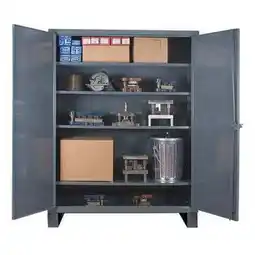 Walmart Durham HDC-183678-4S95 12 Gauge Heavy Duty Storage Cabinet with 4 Shelves offer