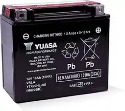 Walmart Yuasa YTX20HL-BS Battery offer