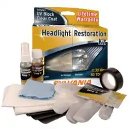 Walmart Sylvania Waxes & Treatments Headlight Restoration Kit 38771 offer