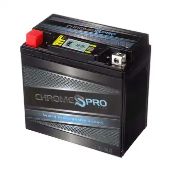 Walmart Chrome Pro Battery Ytx14-Bs Igel High Performance - Maintenance Free - Sealed Agm Motorcycle Battery offer