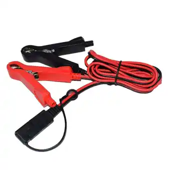 Walmart 100cm Motorcycle SAE to Alligator Clips Adapter Cable 12V 10A 18AWG Charging Wire Power Supply offer