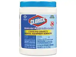 Walmart Clorox Healthcare 30577CT Bleach Germicidal Wipes 6 x 5 Unscented 150/Canister offer