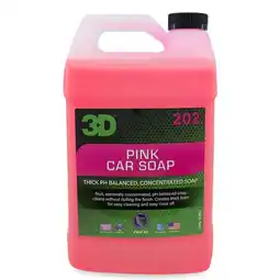 Walmart 3D Pink Car Wash Soap - pH Balanced, Easy Rinse, Scratch Free Car Soap 1 Gallon offer