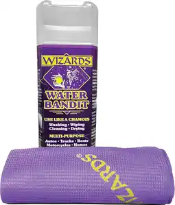 Walmart Wizards Water Bandit Chamois Wax, Cloth and Car Drying Towel Cleaning Kit Essentials, 27 in x 17 in offer