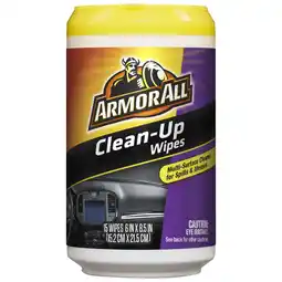 Walmart Armor All Multi Surface Clean up Wipes (15 Count), Cleaning Cloths & Wipes offer