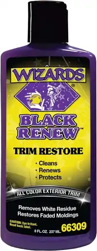 Walmart Wizards Black Renew Trim Restorer Car Trim Rubber and Plastic Restorer, 8 fl oz offer