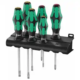 Walmart Wera Laser Etched Tip Screwdriver Rack 6 Piece Set offer