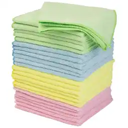 Walmart Stalwart Microfiber Cleaning Cloth 24-Pack for Car, Home, and Kitchen offer