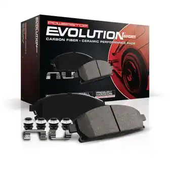 Walmart Power Stop Rear Z23 Evolution Carbon-Fiber Ceramic Brake Pads Z23-1012 offer