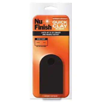 Walmart Nu Finish Quick Clay Block Reusable Surface Cleaner offer