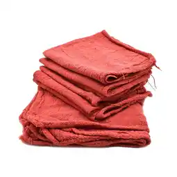 Walmart Superior Pads and Abrasives PT725 12 Inch x 14 Inch Red Shop Towel - 100% Cotton - 12/Pack offer