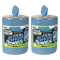 Walmart Sellars Toolbox Blue Shop Towels, Big Grip Bucket Refill, 200 ct. Shop Towel Refill (Pack of 2) offer