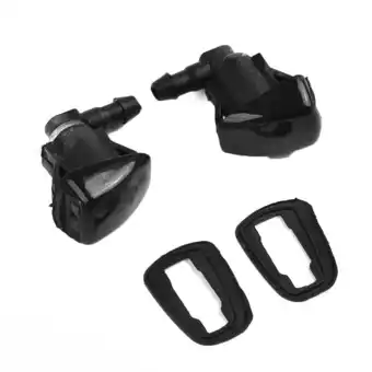 Walmart 2Pcs Black Auto Windscreen Spray Nozzle Washer Windshield Wiper Jet Accessories Fangkenuo offer