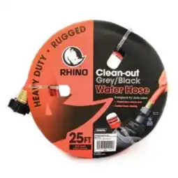 Walmart Camco 22991 RhinoFLEX 25ft Clean Out Gray / Black Water Hose offer