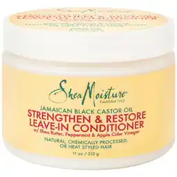 Walmart SheaMoisture Jamaican Black Castor Oil Strengthen & Restore Leave-in Conditioner All Hair, 11.5 oz offer