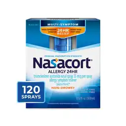 Walmart Nasacort 24 Hour Multi-System Nasal Allergy Spray 120 Sprays offer