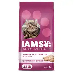 Walmart Iams Proactive Health Urinary Tract Health Chicken Dry Cat Food, 3.5 Lb Bag offer