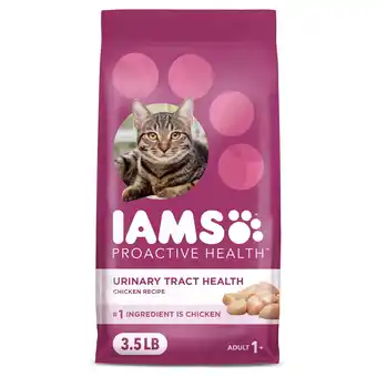 Walmart Iams Proactive Health Urinary Tract Health Chicken Dry Cat Food, 3.5 Lb Bag offer