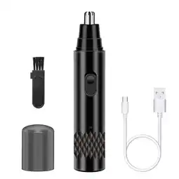 Walmart Fixdono Nose Hair Trimmer, Rechargeable Nose Ear Eyebrow Beard Facial Hair Trimmer for Men Women offer