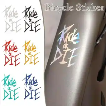 Walmart BE Bike Frame Sticker Ride Or Die Tube Sticker Bicycle Decals Decorative' Q9O4 offer